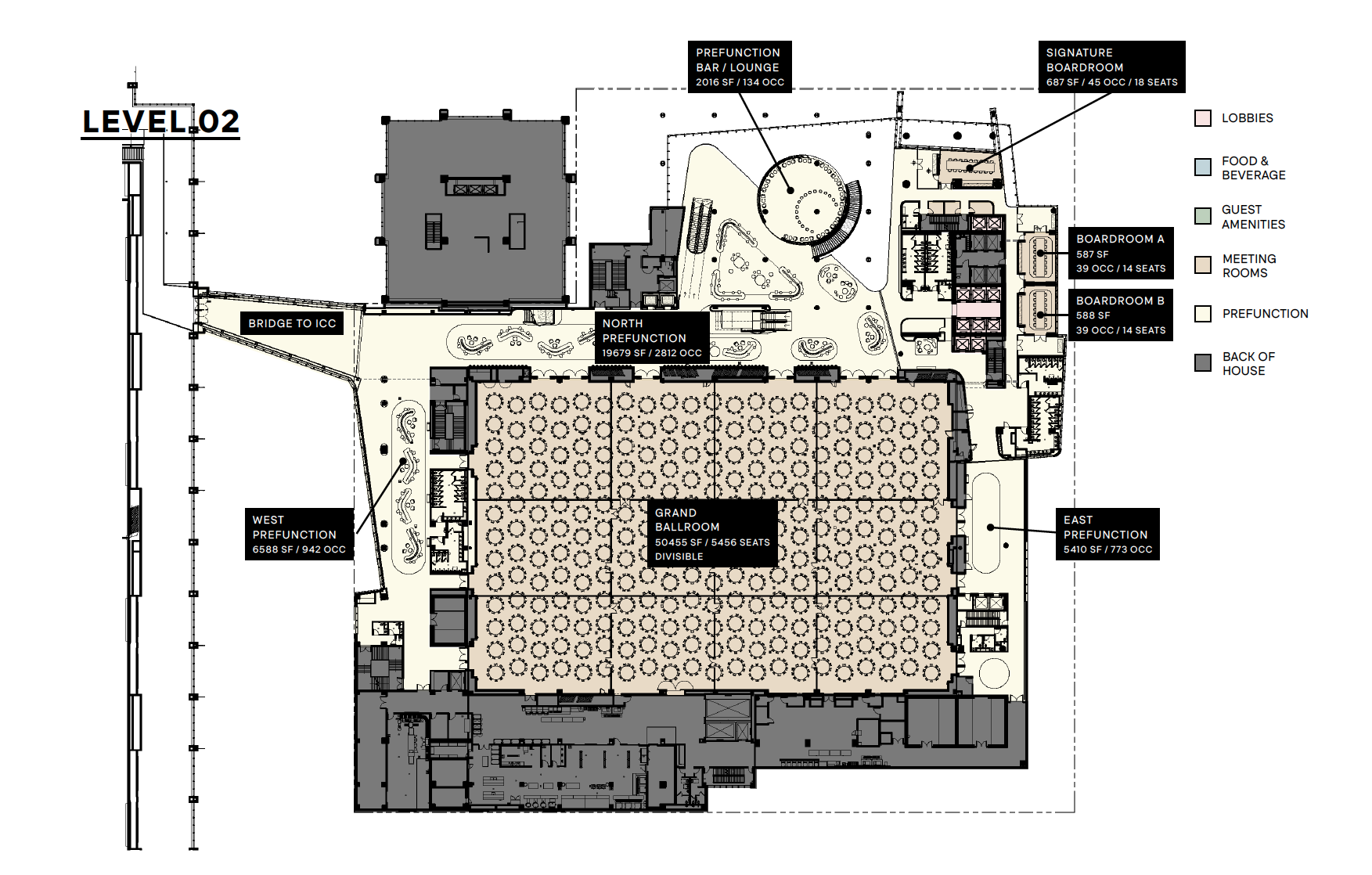 Level 2 of the Signia by Hilton Hotel