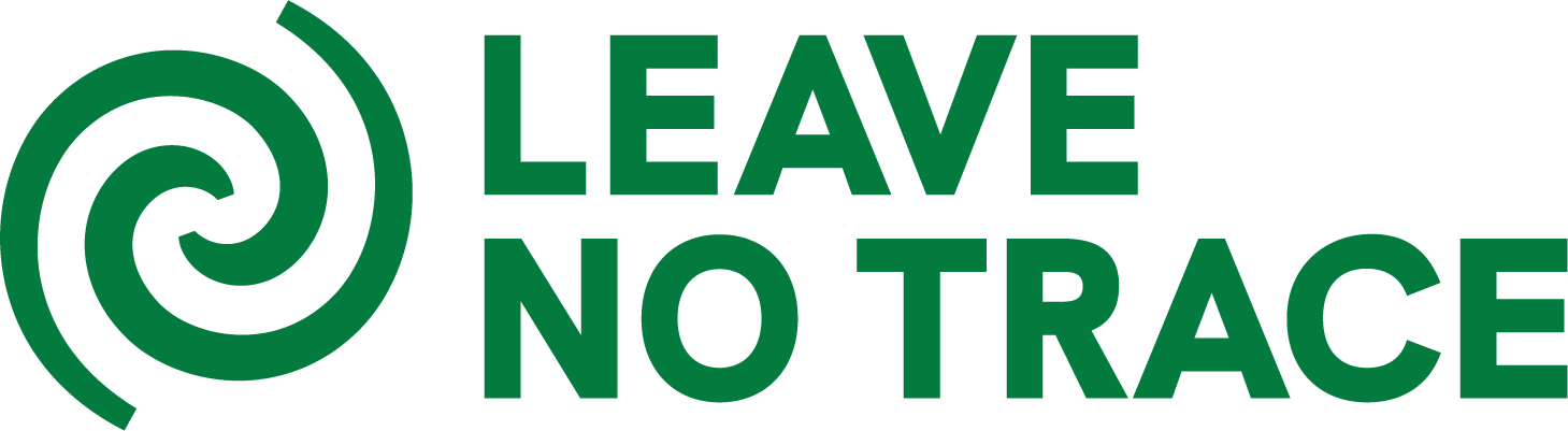Leave No Travel Black and Green Logo
