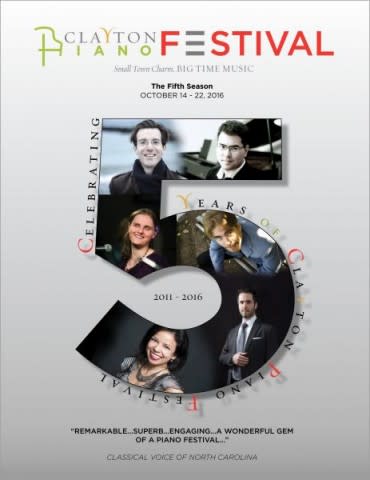 Clayton Piano Festival Year Five Poster