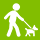 Leashed Dog Icon