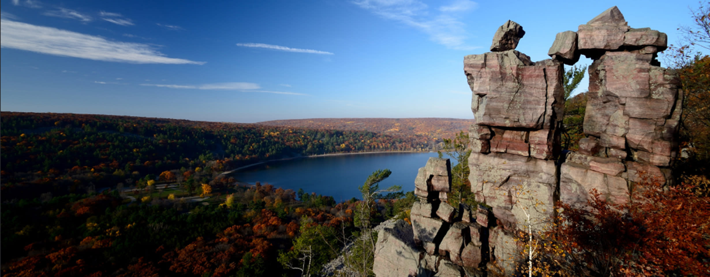 Devil's Lake in Fall
