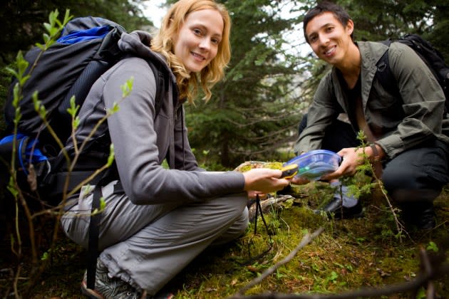 couple hiking