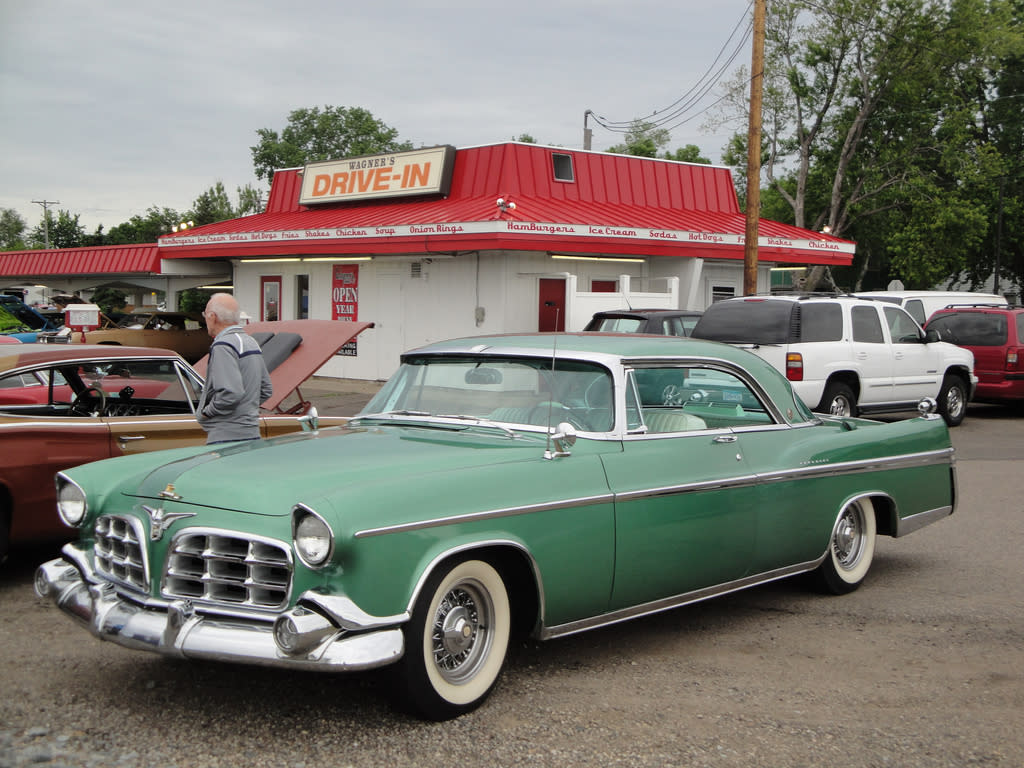 Classic car at Wagner's Drive-in