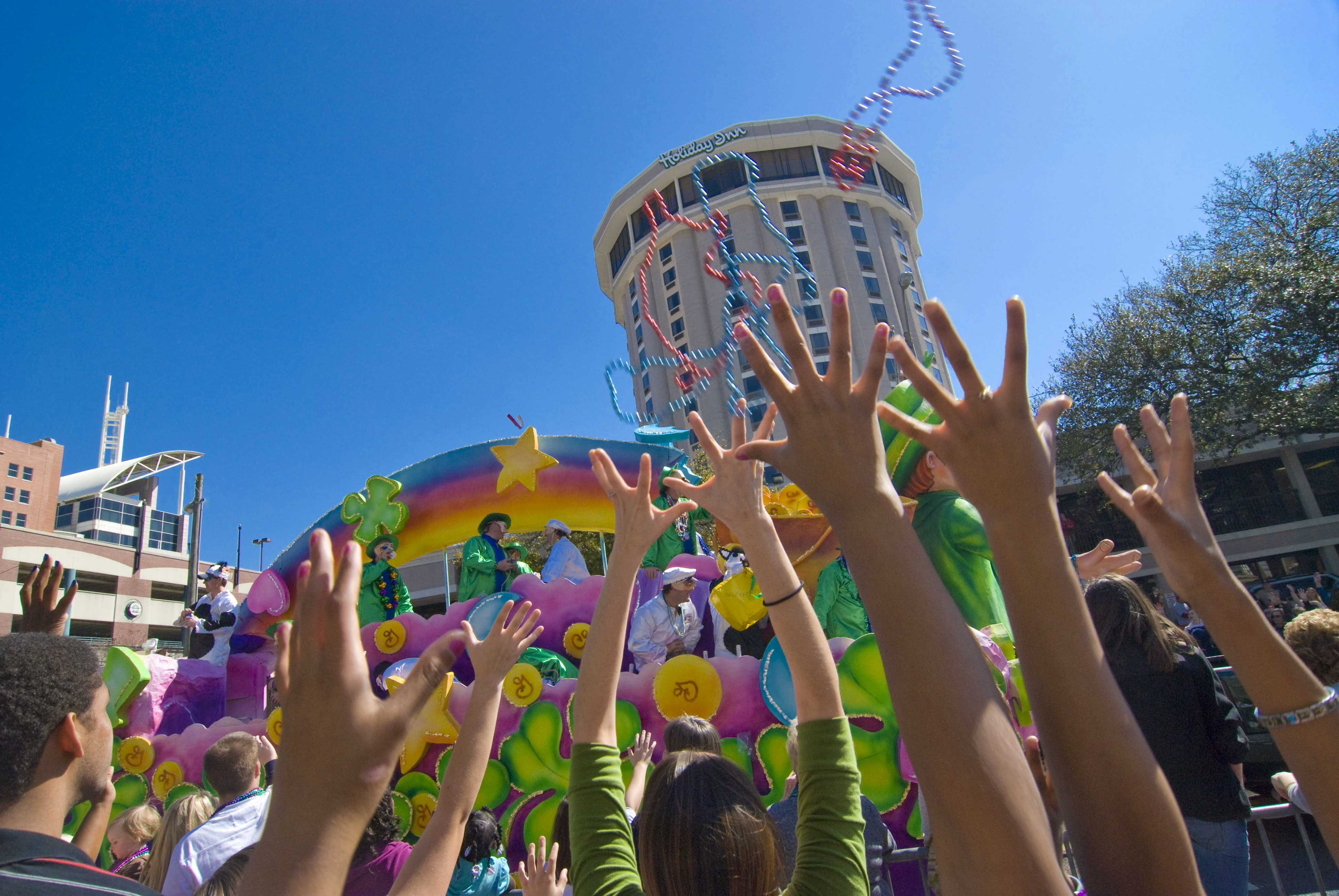 Mardi Gras Flag-Raising Ceremony