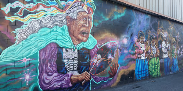 Fruitvale Mural of Native Americans