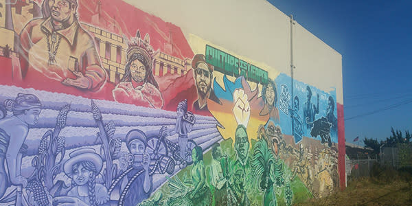 Fruitvale Culture is a Weapon Mural on E 12th and 23 streets