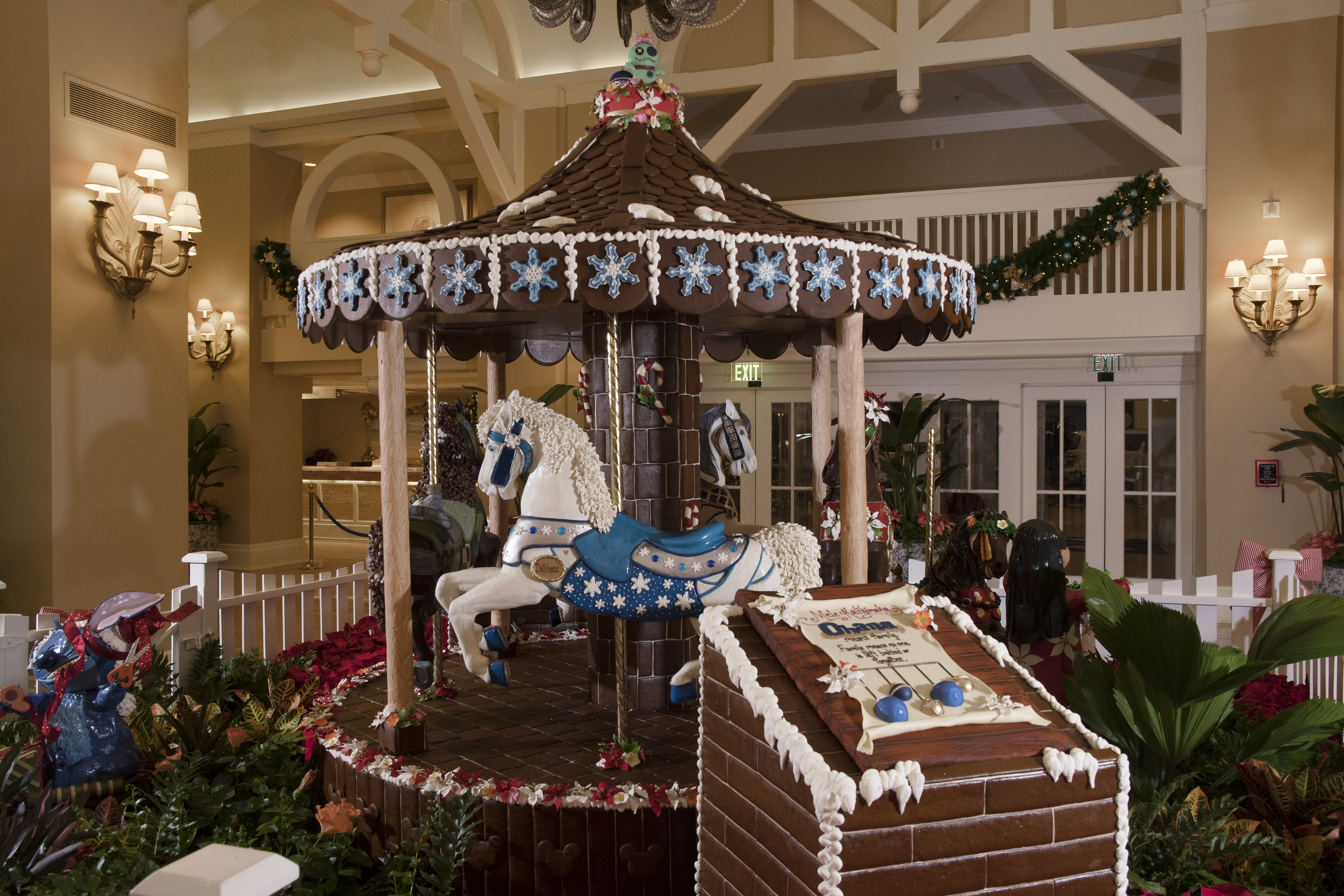 Gingerbread Horse Carousel at Disney's Beach Club Resort at Walt Disney World Resort in Orlando
