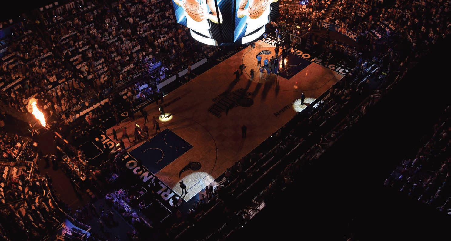 Orlando Magic at the Amway Center in Downtown Orlando