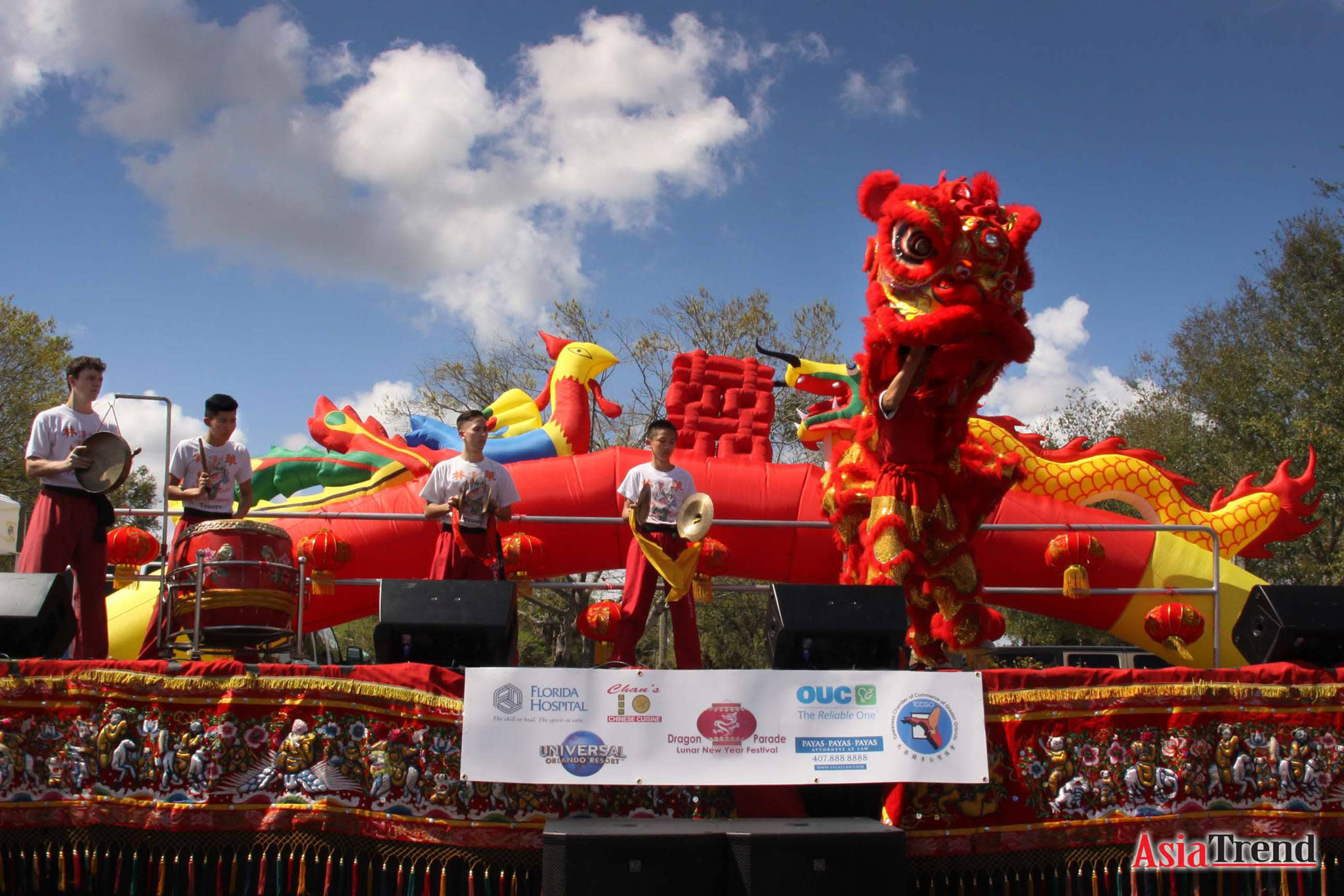 Central Florida Dragon Parade Lunar New Year Festival in Orlando