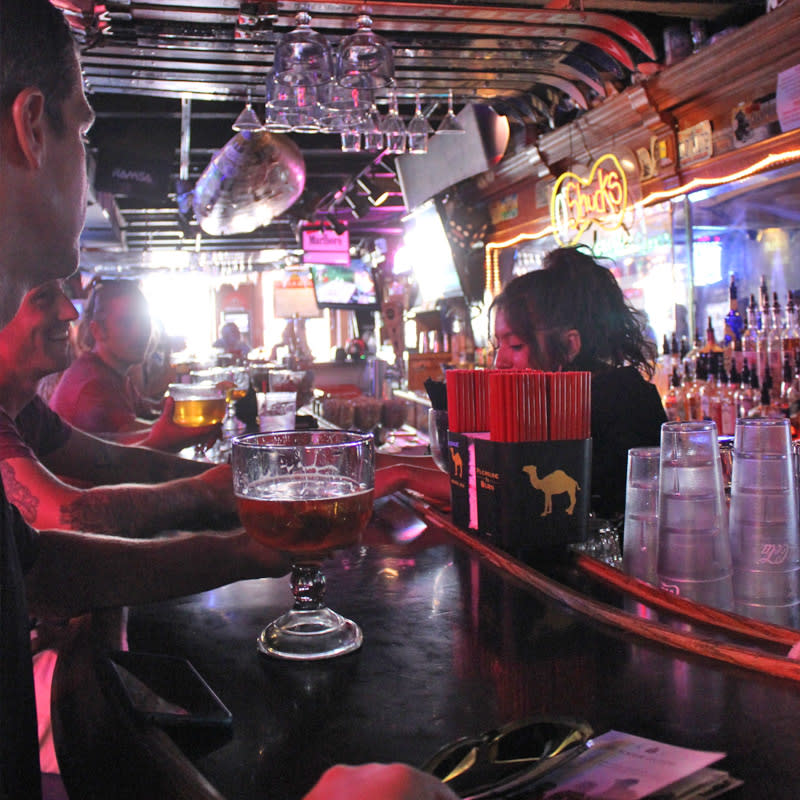 Cozy bar at lunchtime in downtown Park City