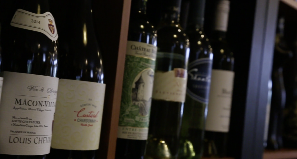 bottles of wine