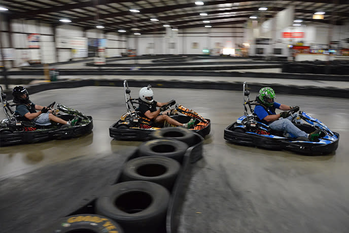 Indoor Go Karting in Raleigh NC - fun summer activities - Rush Hour Karting