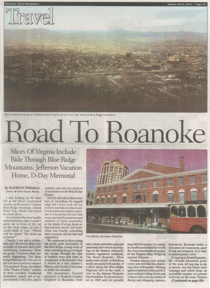 Road to Roanoke Page 1