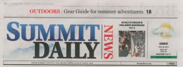 Summit Daily News Header