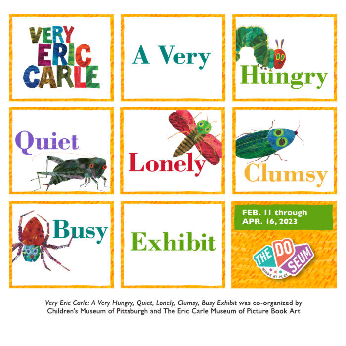 Graphic of Eric Carle illustrations