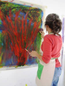 Break through your artistic barriers with Individual Intuitive Painting Lessons.