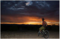 A pre-dawn ride on the La Tierra Trail is breathtaking visually and physically. (Photo courtesy of Bob Ward)