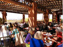 Panoramic views from the Museum Hill Café patio thrill adults and kids alike.
