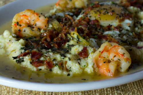 Spend some quality time with yourself enjoying shrimp and grits at Sweetwater. 