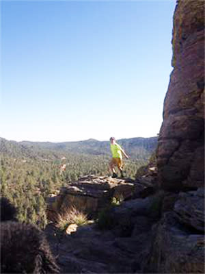 Get a mountain high with a yoga hike in Santa Fe. (Photo credit: YogiHiker)