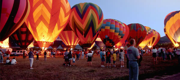 The shapes and colors boggle the imagination at the Albuquerque Balloon Fiesta!. (Photo Credit: visitalbuquerque.com)
