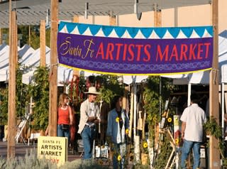 You’ll find an array of great art at the Santa Fe Artists Market (Photo courtesy of the Santa Fe Artists Market)
