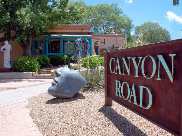 Canyon Road is worth some face time when you visit Santa Fe. (Photo courtesy of The Eldorado Hotel and Spa)