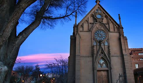 Visit Loretto Chapel and find out more about the revered miraculous staircase. (Photo courtesy of Loretto Chapel)