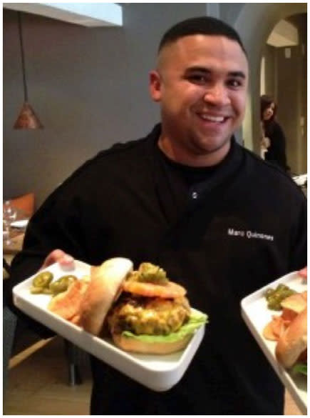 Make space for a lunch date at Luminaria if you want to catch the subtle flavor of the Meyer lemon aioli on Chef Marc Quiñones’ burger.