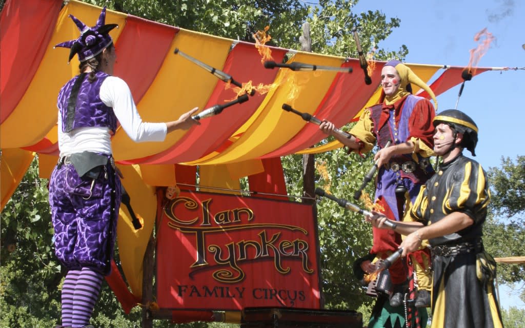 The ever popular Clan Tynker Family Circus returns to this year’s Renaissance Fair. (Photo courtesy of El Rancho de las Golondrinas)