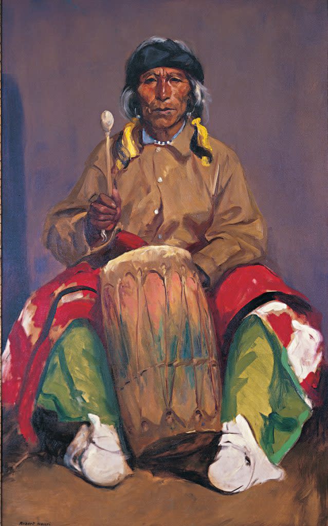 Portrait of Dieguito Roybal, San Ildefonso Pueblo, 1916, Robert Henri (1865–1929), New Mexico Museum of Art