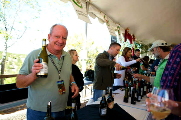 There’s always more to pour and sample at the SFWC Grand Tasting. (Photo Credit: Kate Russell for the Santa Fe Wine and Chile Fiesta)