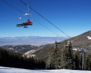 winter, ski, sports, santa fe, mountains