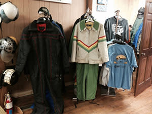 Antique snowmobile gear Antique snowmobile gear