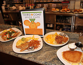 Delicious breakfast options at Third Coast, Chesterton