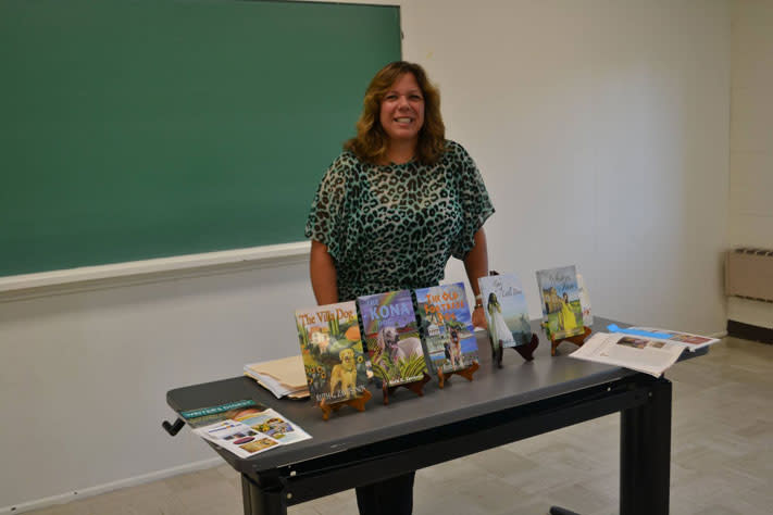 Ruth Zavitsanos with some of her other popular titles Ruth Zavitsanos