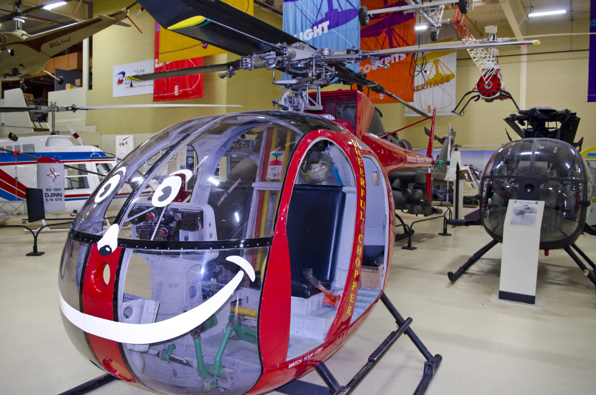 All Smiles at the American Helicopter Museum