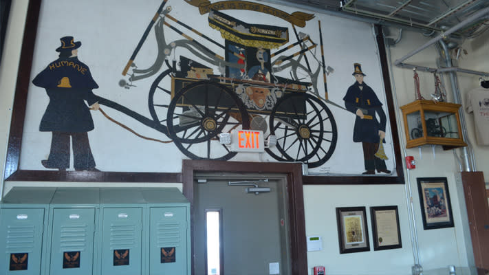 Five Saints has helped preserve the firehouse's history that was left behind when it closed.