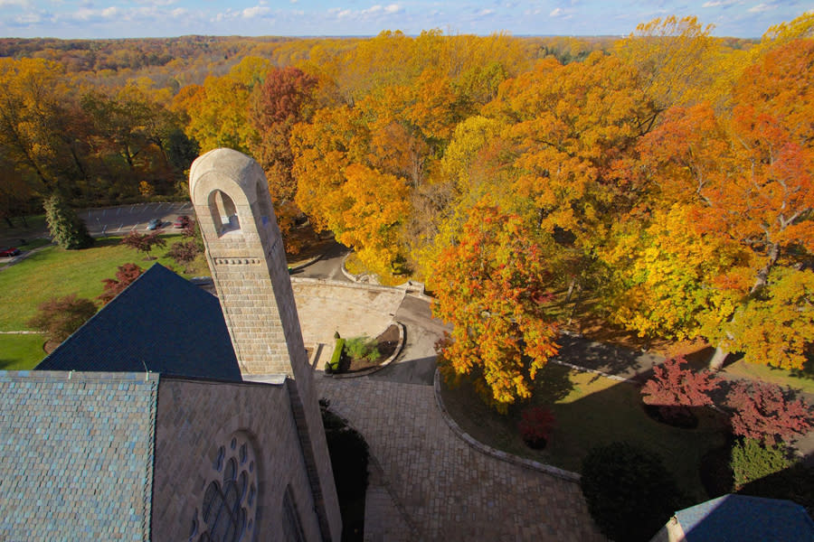 Come for the medieval magic, stay for the views at Glencairn Museum