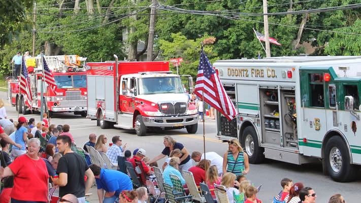 The parade always celebrates Montgomery County's first responders.