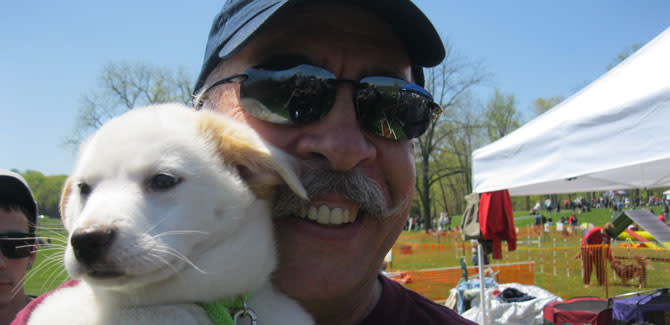 Join John DeBella and his four-legged friends at Green Lane Park this Sunday.