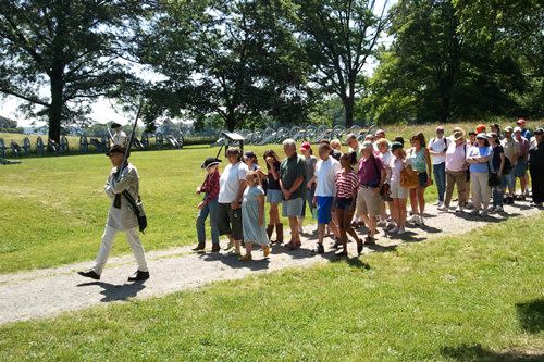 Join the Continental Army as it marches out of Valley Forge.