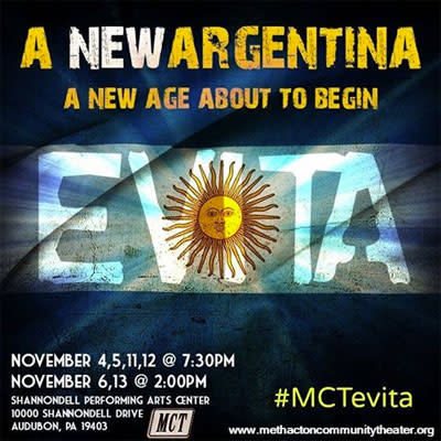 Methacton Community Theater's production of 'Evita' opens this weekend