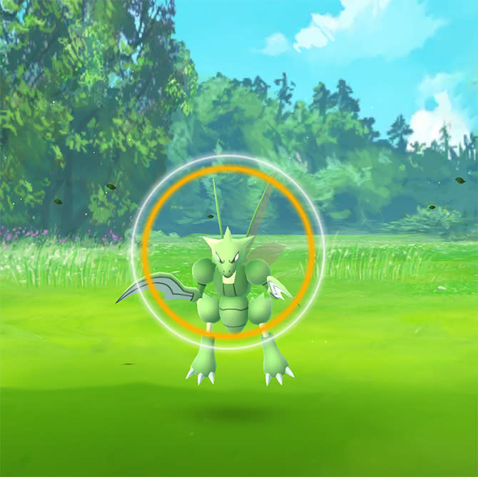Don't Let Scyther Get Away!