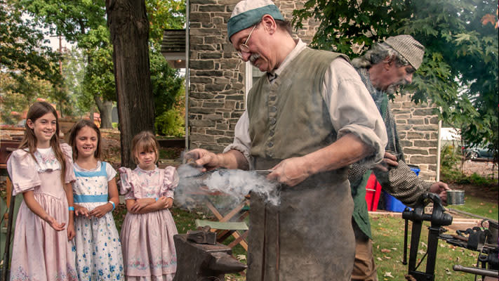 History comes alive at Pottsgrove Manor every Sunday in August. History comes alive at Pottsgrove Manor every Sunday in August.