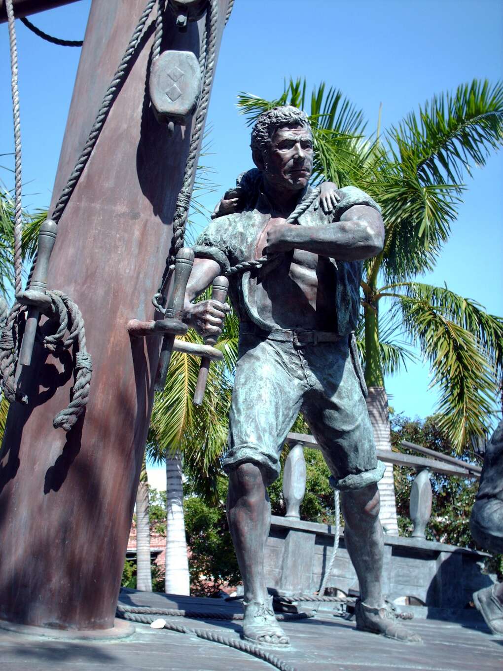 Check out this statue in old-town Key West!