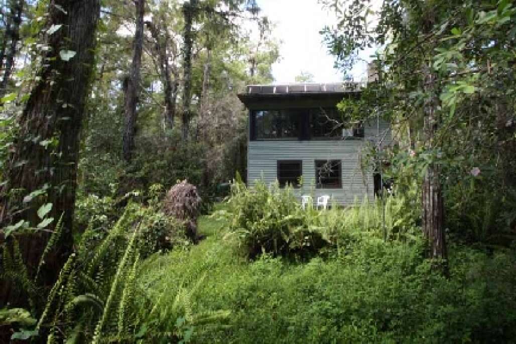 The Big Cypress Swamp Cottage, rented out by  famed photographer Clyde Butcher and his wife, allow visitors to tuck themselves away in the natural wonders of the Everglades.
