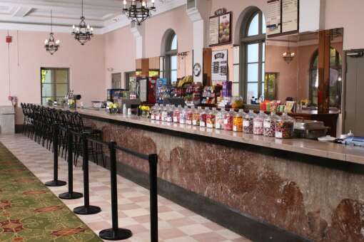 A soda fountain at Wakulla Springs State Park 