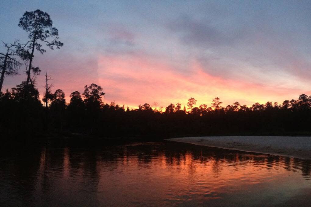 Sunset on the Blackwater River.