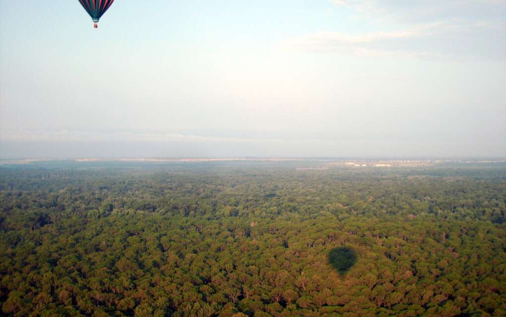 Ballooning is peaceful, and often stunningly beautiful. This was an early morning flight out of Davenport.